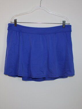 L.L. Bean Blue Swim Skirt Swimsuit Separates NWT Sz 18 Sunblocking Swimwear